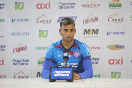Goleador do Bahia no returno, Lucho Rodríguez revela preferência por atuar como centroavante