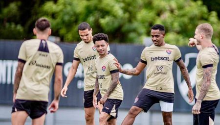 Vitória finaliza preparação para estreia na Copa do Nordeste contra o CRB