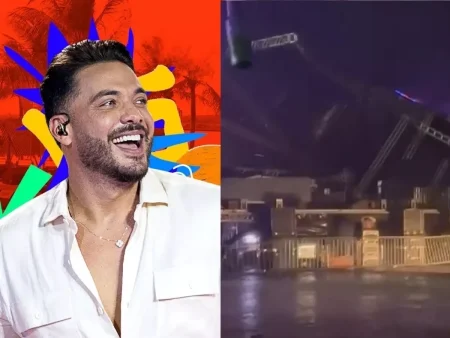 VÍDEO: Palco para show de Safadão desaba após fortes chuvas