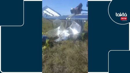 Avião monomotor cai em Prado, sul da Bahia