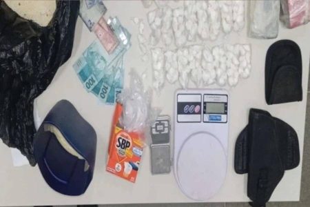 Suspeito de tráfico é preso com drogas em Correntina, na Bahia