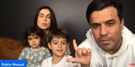 Filho de Pablo Marçal faz “L” em live e viraliza nas redes sociais; veja