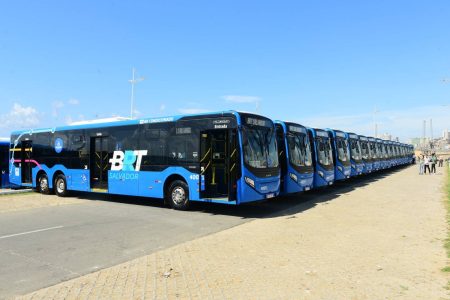 Salvador recebe 40 novos ônibus com ar-condicionado
