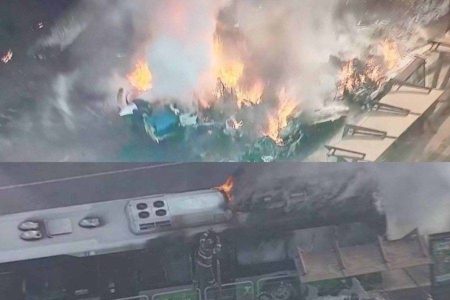 VÍDEO: Avião de pequeno porte cai na Zona Oeste de São Paulo e atinge ônibus