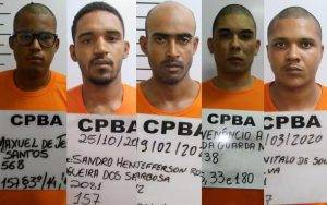 Os outros cinco detentos que fugiram do presídio de Barreiras