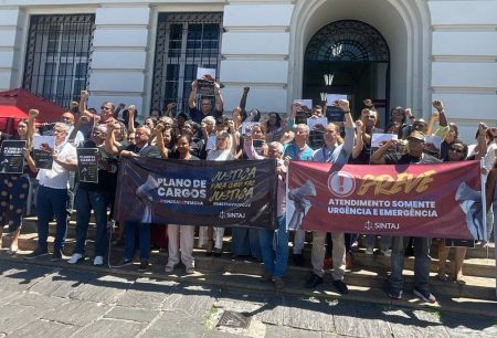 Servidores do Judiciário protestam pela aprovação do ‘Plano de Cargos, Carreiras e Vencimentos’