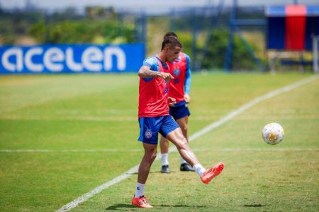 Bahia finaliza preparação para enfrentar o Corinthians; Michel Araújo segue fora