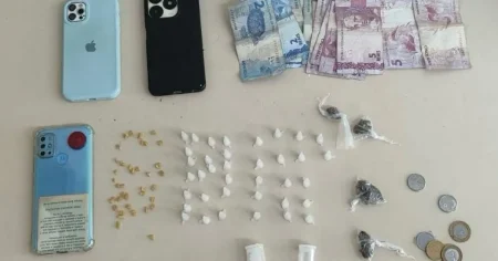 Após tentativa de fuga, três suspeitos de tráfico são presos pela PM no IAPI