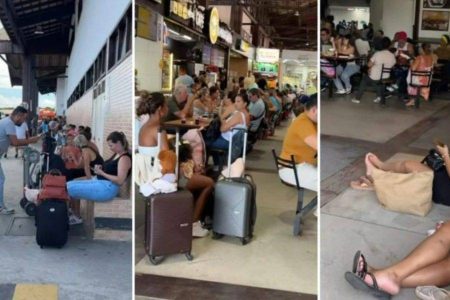 Pneu de avião estoura e provoca caos em aeroporto da Bahia