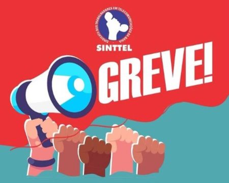 Trabalhadores de telecomunicação entram em greve nesta segunda-feira (12)