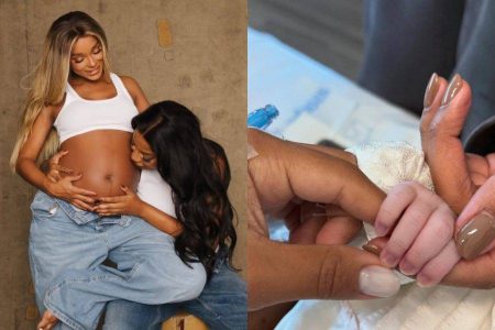 Ludmilla e Brunna Gonçalves anunciam nascimento da filha Zuri em Miami