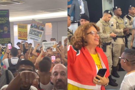 Servidores invadem Câmara de Salvador e sessão sobre reajuste é suspensa