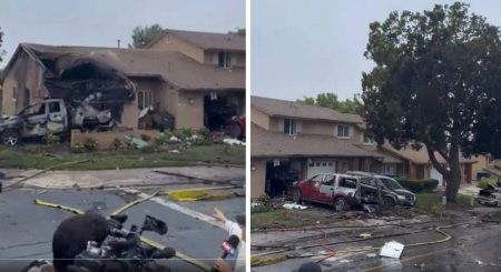 Avião de pequeno porte cai em área residencial nos EUA e mata todos a bordo