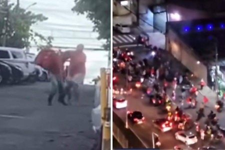 VÍDEO: Entregadores protestam após colega ser agredido por cliente em Salvador