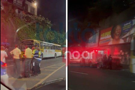 Colisão entre três ônibus deixa nove pessoas feridas em Salvador; veja