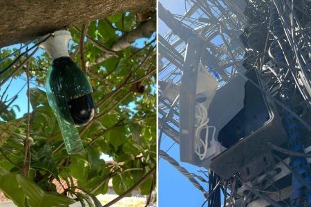 Operação Portão Segura: Polícia remove câmeras clandestinas utilizadas pelo tráfico em Lauro de Freitas