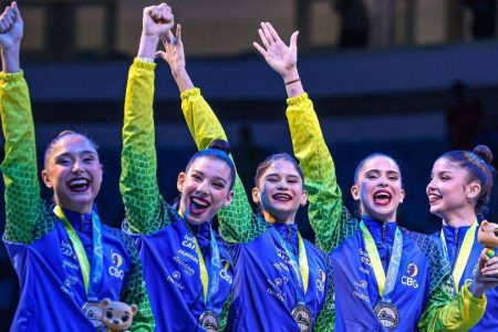 Mundial de Ginástica Rítmica: Brasil conquista prata inédita no Rio