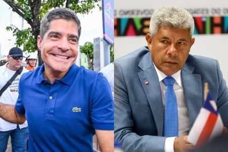 ACM Neto e Jerônimo empatados na disputa pelo governo da Bahia