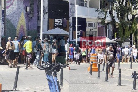 Suspeito de assalto é detido por comerciantes em ponto turístico de Salvador