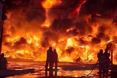 Incêndio destrói duas fábricas e deixa grávida ferida; saiba onde