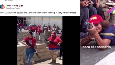 “Ameaça muito séria”: Trump ironiza treinamento de civis na Venezuela