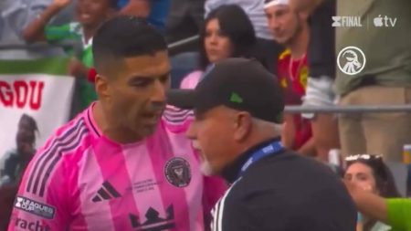 VÍDEO: Suaréz cospe em funcionário de rival após derrota do Inter Miami