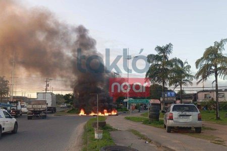 Manifestação na rotatória de Águas Claras afeta transporte coletivo