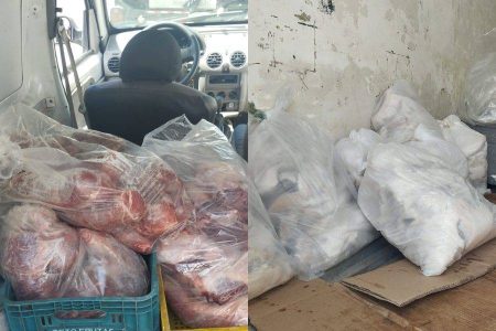 Polícia apreende 330 kg de carne imprópria em Salvador