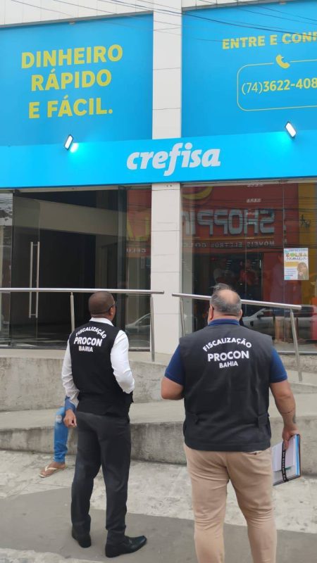 Procon-BA autua 15 agências da Crefisa por práticas abusivas