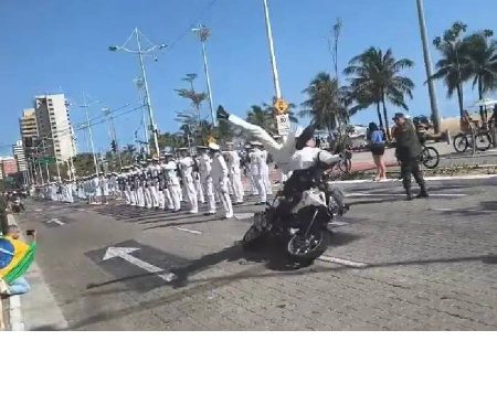 7 de Setembro: Militar da Marinha é atropelado durante desfile