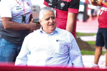 Ex-presidente do Vitória, Agenor Gordilho está internado em estado grave