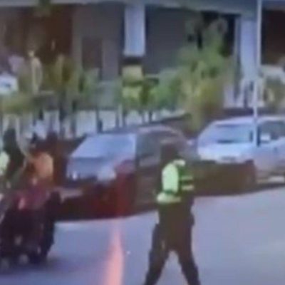Agente de trânsito é flagrado agredindo motociclista em Amargosa-BA