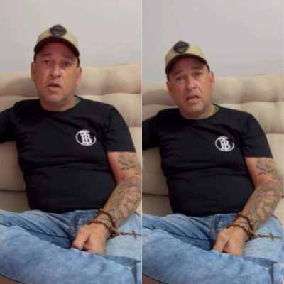 Binho Galinha grava vídeo