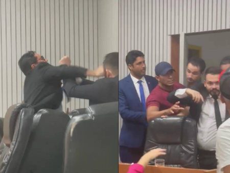 Vereadores se envolvem em briga durante sessão na Câmara Municipal do Acre