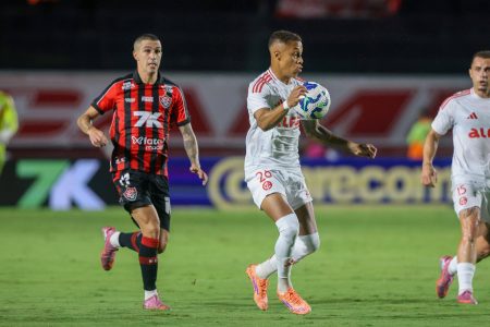 Vitória vence o Inter e deixa a zona de rebaixamento do Brasileirão