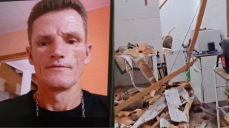 Explosão causada por vazamento de gás destrói casa e deixa morador ferido na Bahia