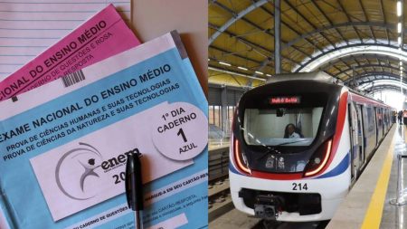 Estudantes terão metrô gratuito nos dias do Enem em Salvador e Lauro de Freitas