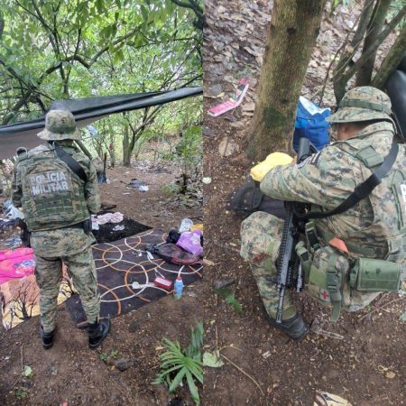 Polícia encontra acampamento de facção em área de mata na região de São Félix