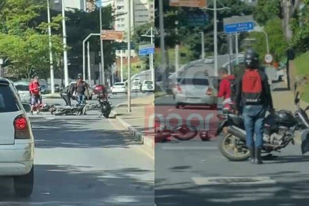 Acidente entre motos causa transtornos no Vale do Canela