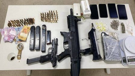 Confronto no Ceasa deixa um suspeito morto e polícia apreende arsenal de guerra