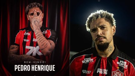 Vitória anuncia a contratação do centroavante Pedro Henrique