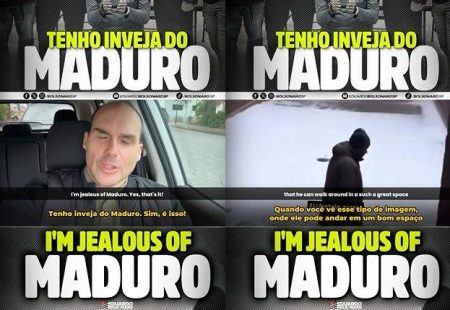 Eduardo Bolsonaro: “Eu tenho inveja de Maduro”
