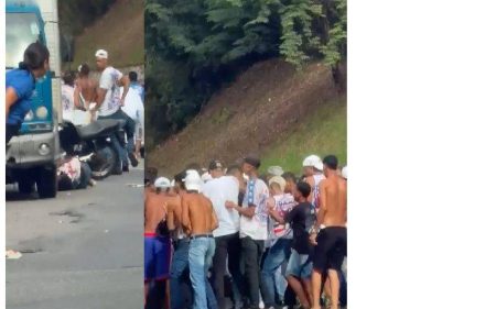 Homem é espancado por integrantes de torcida em Salvador