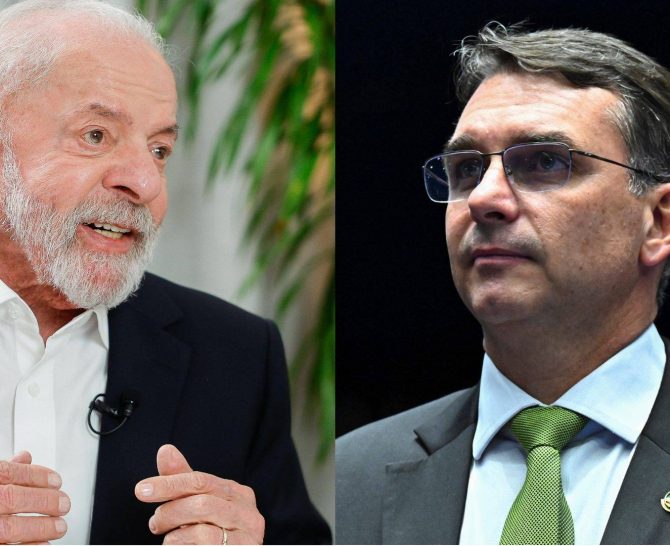 PF atribui crime de calúnia a Flávio Bolsonaro por postagem sobre Lula