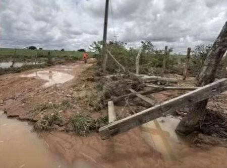 Chuvas intensas adiam início das aulas na rede municipal de Ribeira do Amparo
