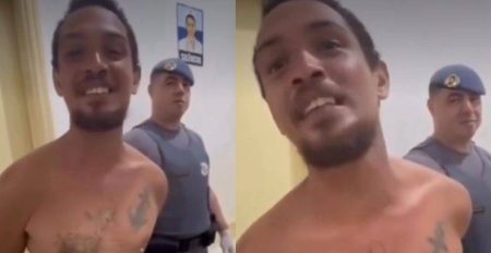 VÍDEO: Preso diz que “fica feliz” ao ser detido pela PM de São Paulo e critica abordagem na Bahia