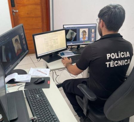 Exame de comparação facial ajuda a identificar suspeito de roubo em joalheria