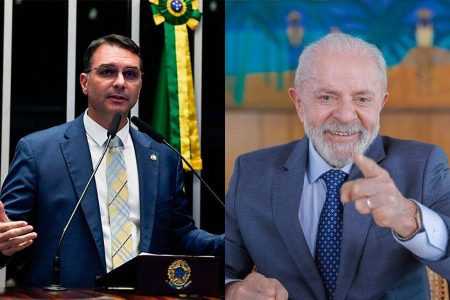 Com maior rejeição, Lula empata com Flávio no segundo turno, diz pesquisa