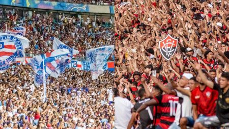 Bahia tem 2ª maior média de público da Série A; Vitória aparece em 14º no ranking