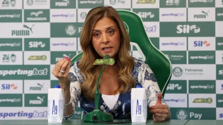 Leila Pereira rebate críticas do Bahia após vitória do Palmeiras na Fonte Nova